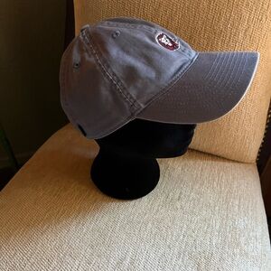 Gray Baseball Cap with Logo